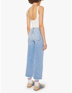 The Mid Rise Maven Wide Leg Ankle Jeans