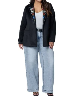 THE POETIC GYPSY-DREAMSCAPE VELVET BLAZER