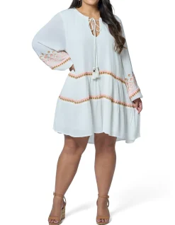THE POETIC GYPSY-GOLDEN THREADS MINI DRESS