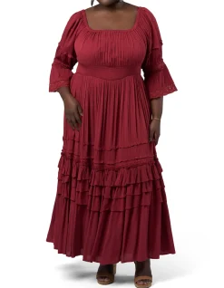 THE POETIC GYPSY-GRECIAN GODDESS MAXI DRESS
