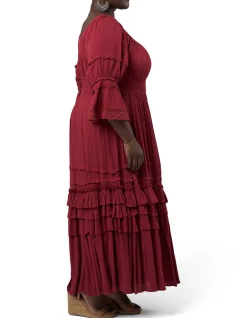 THE POETIC GYPSY-GRECIAN GODDESS MAXI DRESS