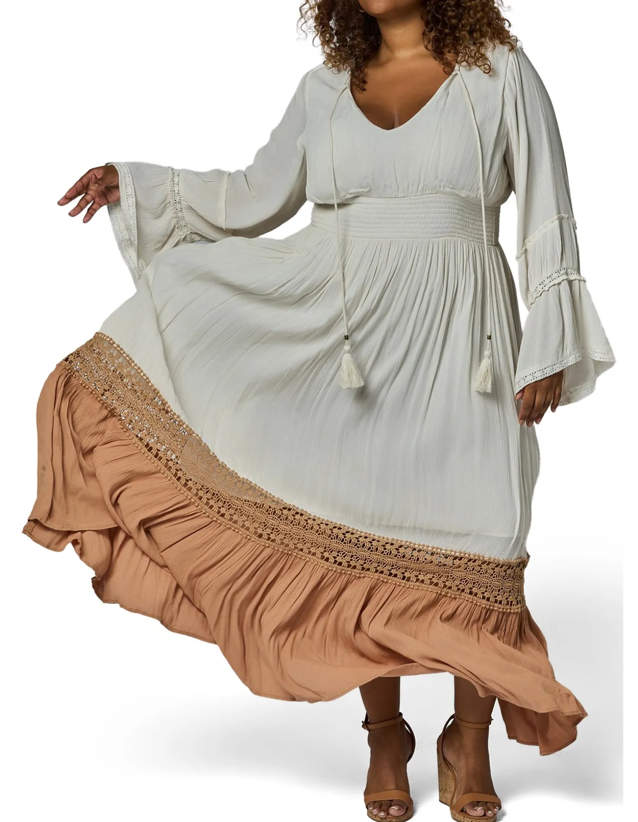 THE POETIC GYPSY-RADIANT GODDESS MAXI DRESS