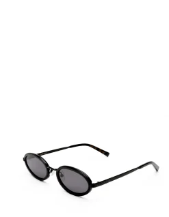 THE SAGE BLACK OVAL Sunglasses