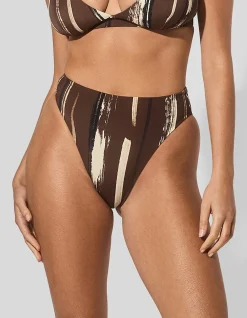 The 90's High Rise High Leg Bikini Bottom