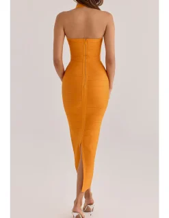 THE SILHOUETTE BANDAGE MAXI DRESS