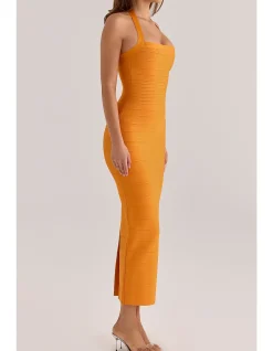THE SILHOUETTE BANDAGE MAXI DRESS