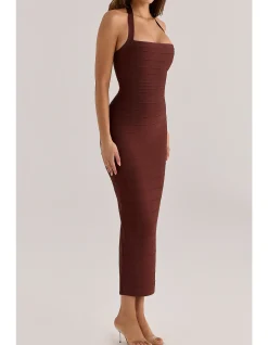 THE SILHOUETTE BANDAGE MAXI DRESS