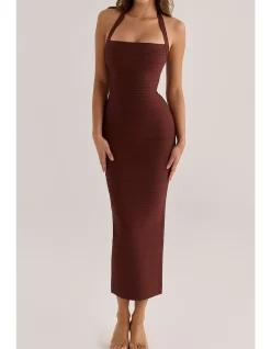 THE SILHOUETTE BANDAGE MAXI DRESS
