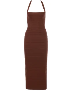 THE SILHOUETTE BANDAGE MAXI DRESS