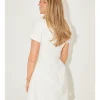 The Ultimate Muse Collared Mini Dress with Volume Skirt