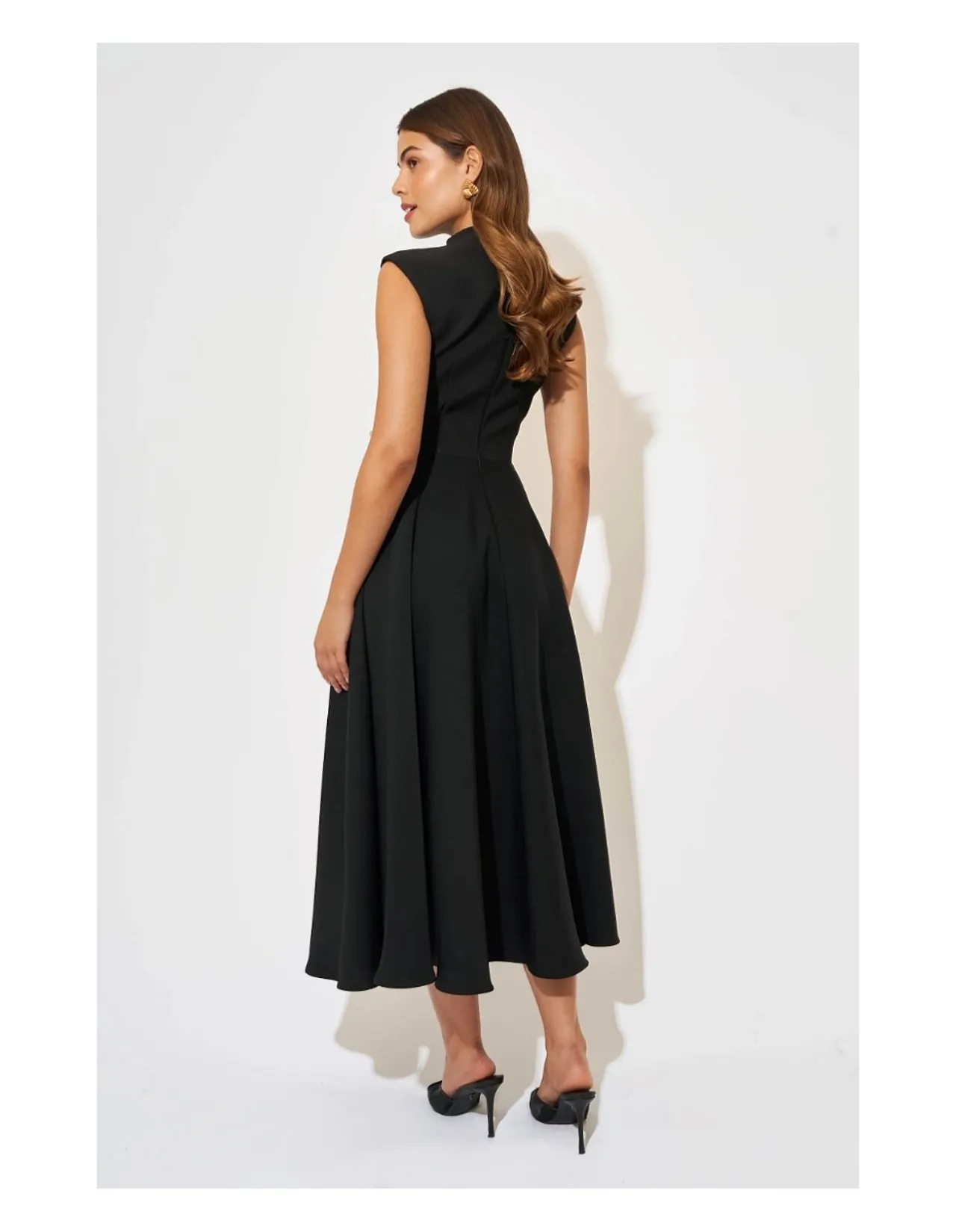 The Ultimate Muse Sleeveless High Waist Midi Dress