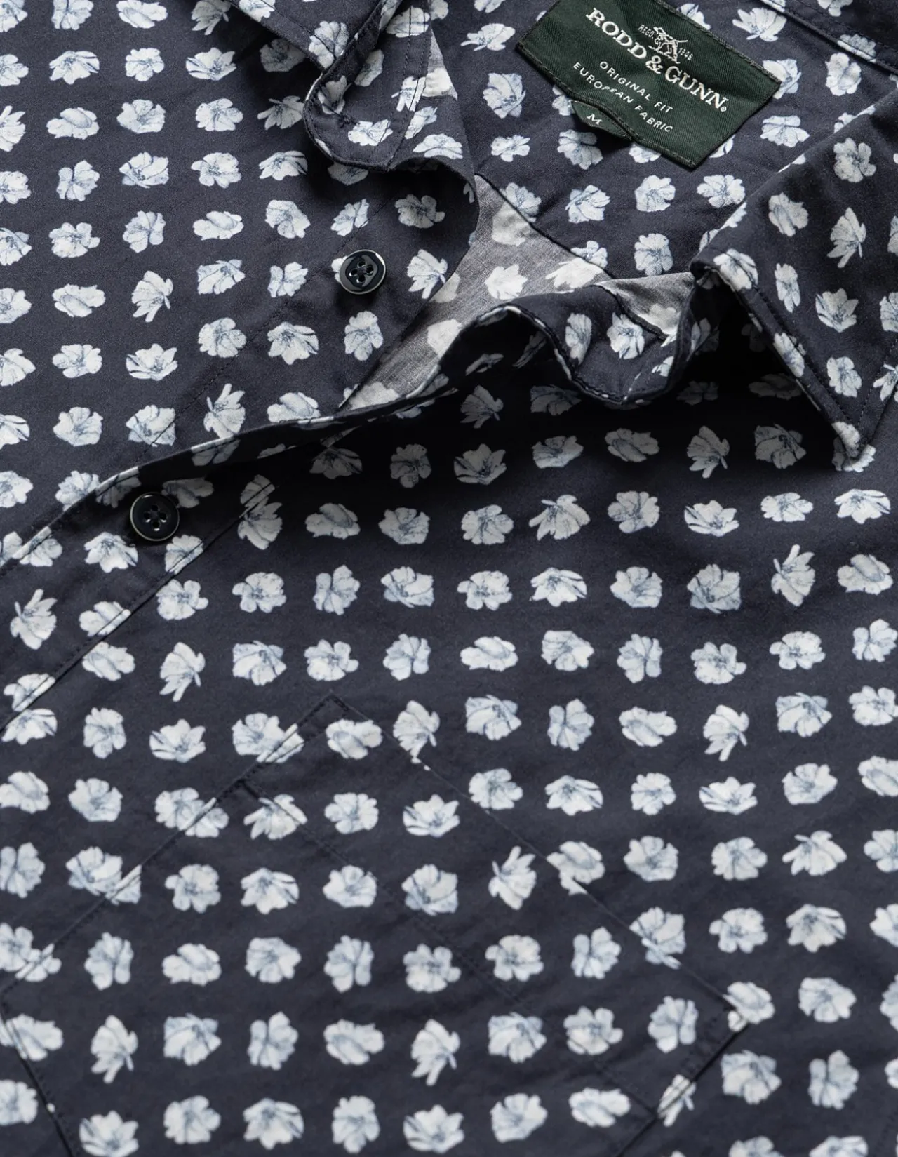 THOMSONS CROSSING SHORT SLEEVE SHIRT - NAVY