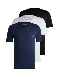 Three-pack of logo-embroidered T-shirts in cotton
