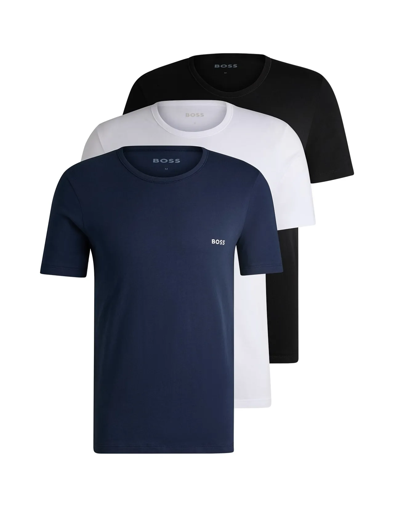 Three-pack of logo-embroidered T-shirts in cotton