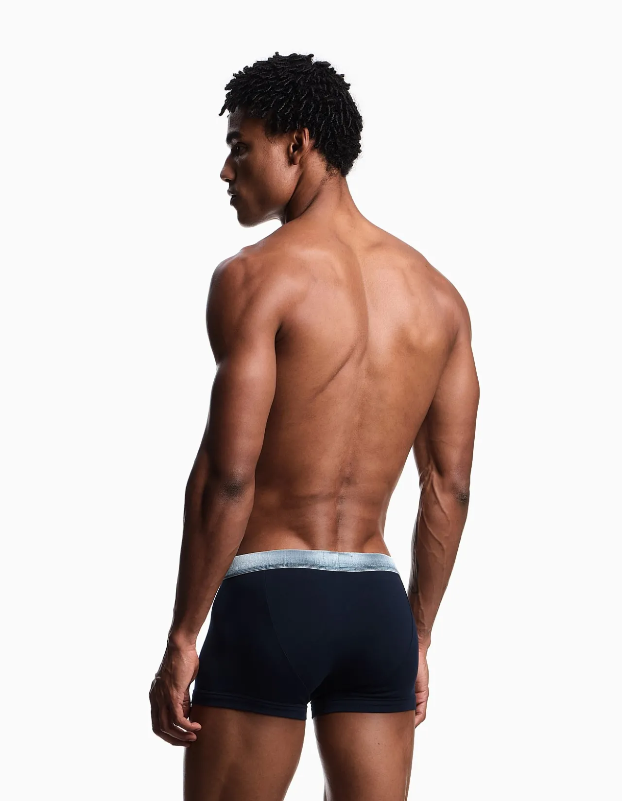 Three-Pack of Shiny Logoband Organic Jersey Boxer Briefs