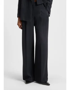 Tiana Regular-fit Trousers with Pinstripe