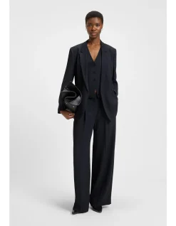 Tiana Regular-fit Trousers with Pinstripe