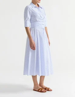 TIE FRONT SHIRT DRESS