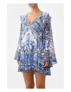 TIERED SWING MINI DRESS