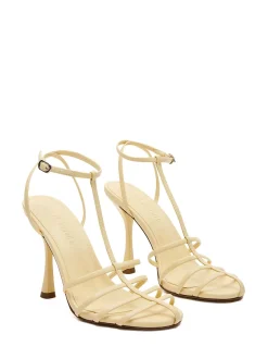 TILDAH STILETTO HEEL YELLOW LEATHER