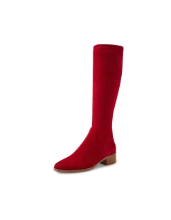 Timothie Stretch Microsuede Knee High Boots