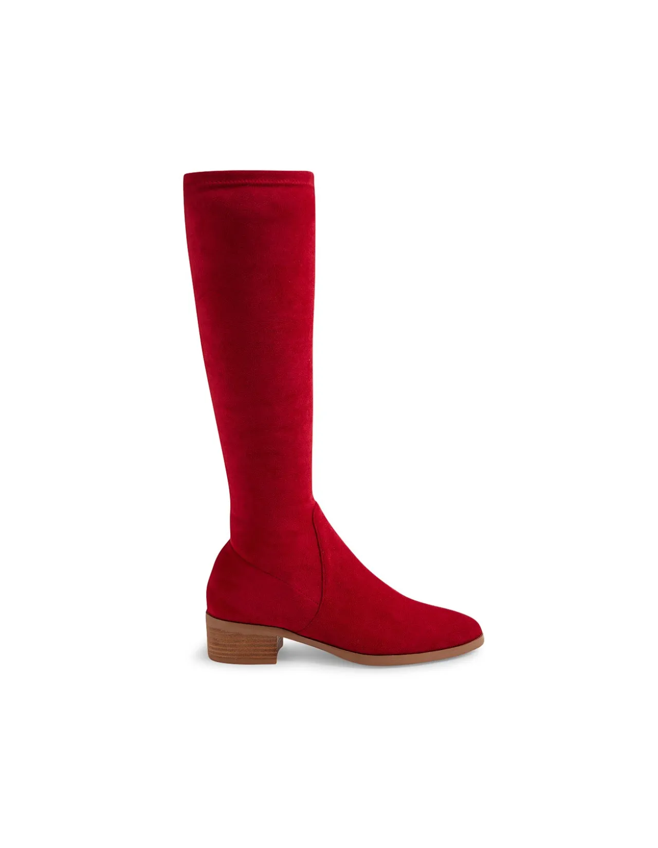 Timothie Stretch Microsuede Knee High Boots