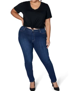 Tina Curve Mid Rise Skinny Jean