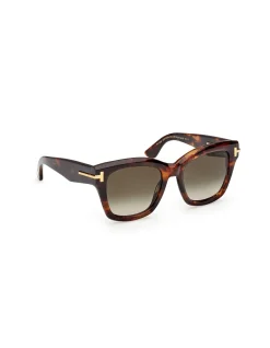 TOM FORD ICON FT1329 - COLOURED HAVANA WOMEN'S SUNGLASSES