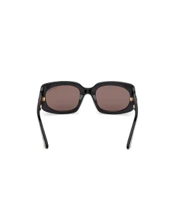 TOM FORD ICON FT1253-F - SHINY BLACK WOMEN'S SUNGLASSES