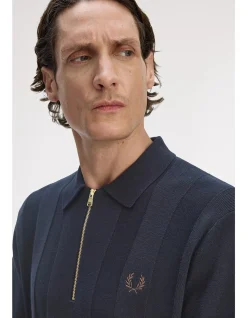 TONAL STRIPE KNITTED SHIRT
