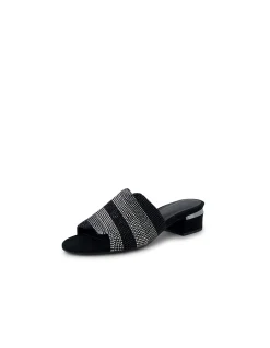 Tonda Diamante Strap Low Heel Sandals