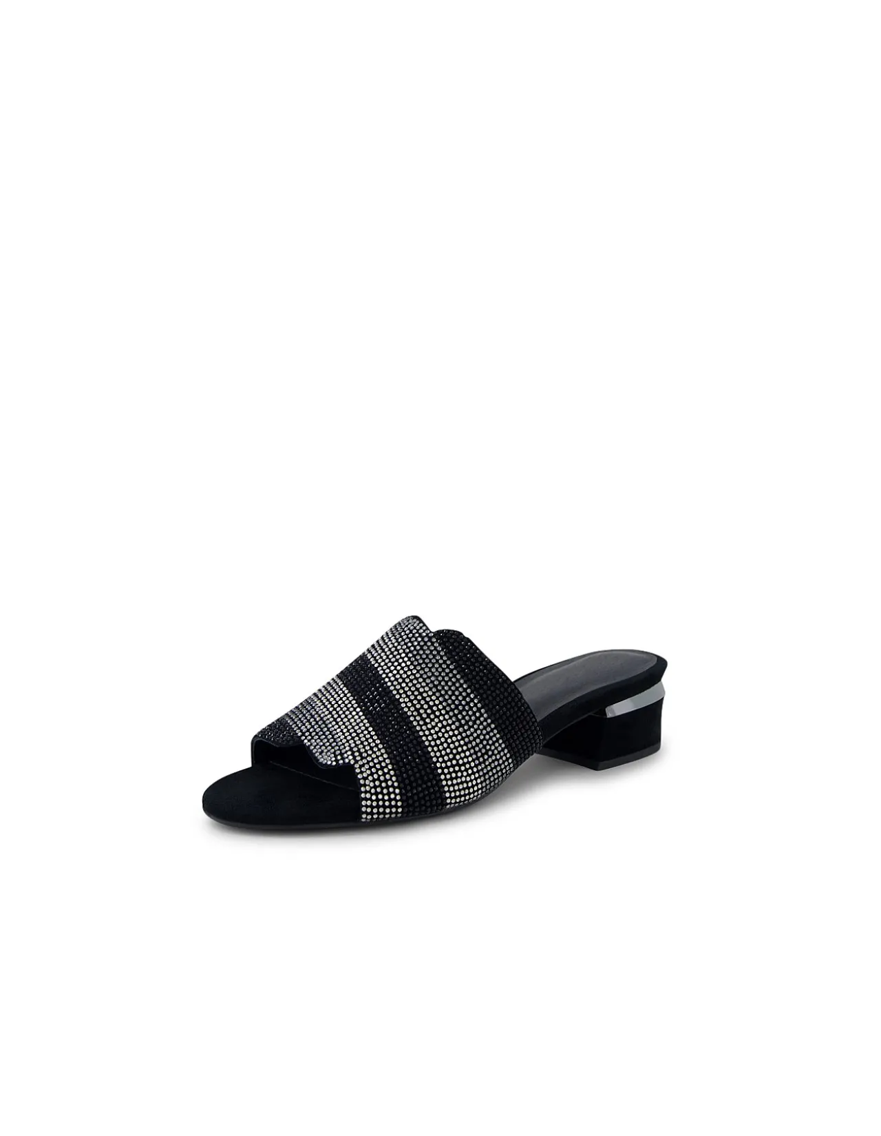 Tonda Diamante Strap Low Heel Sandals