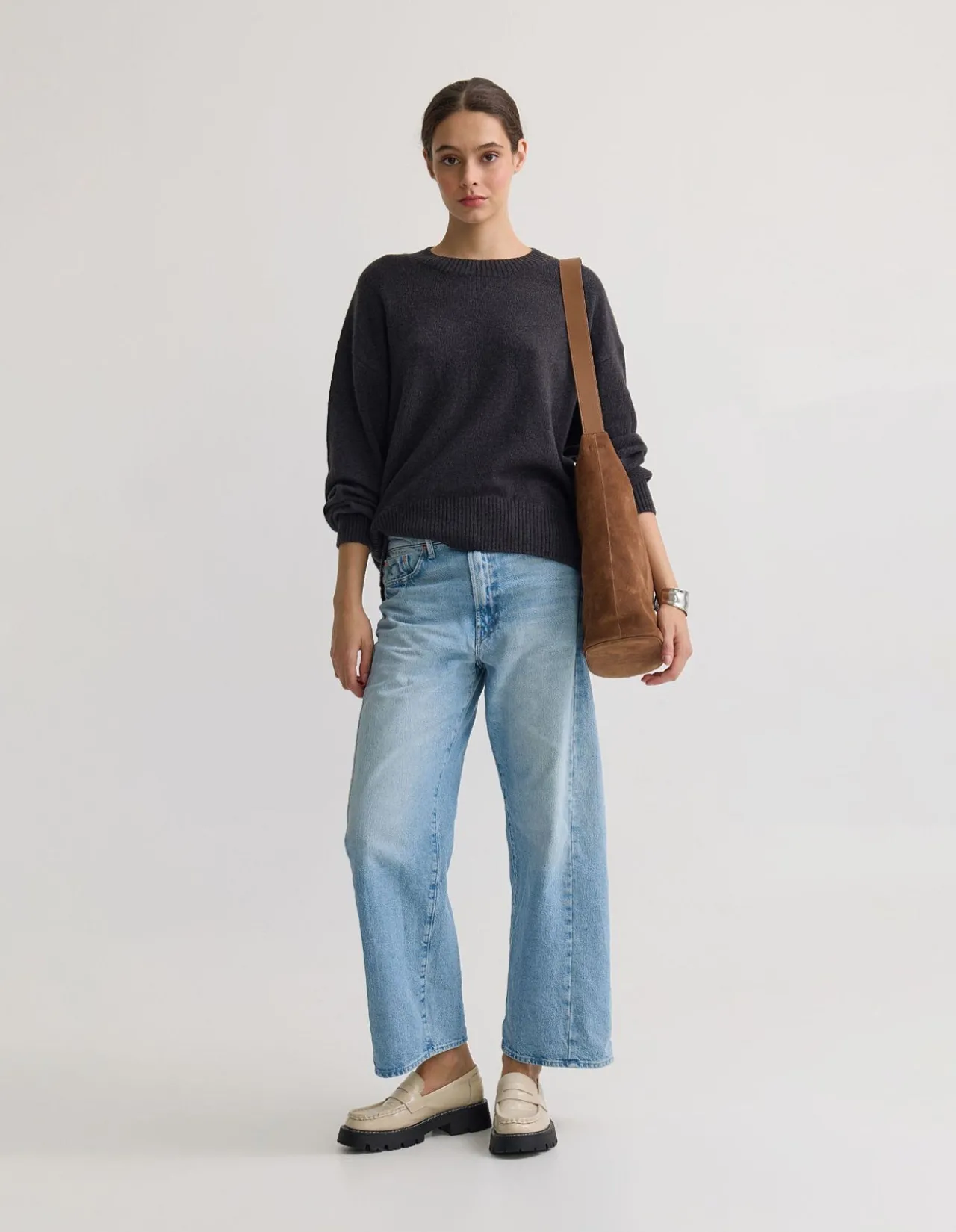 TONI CASHMERE BLEND CREW NECK