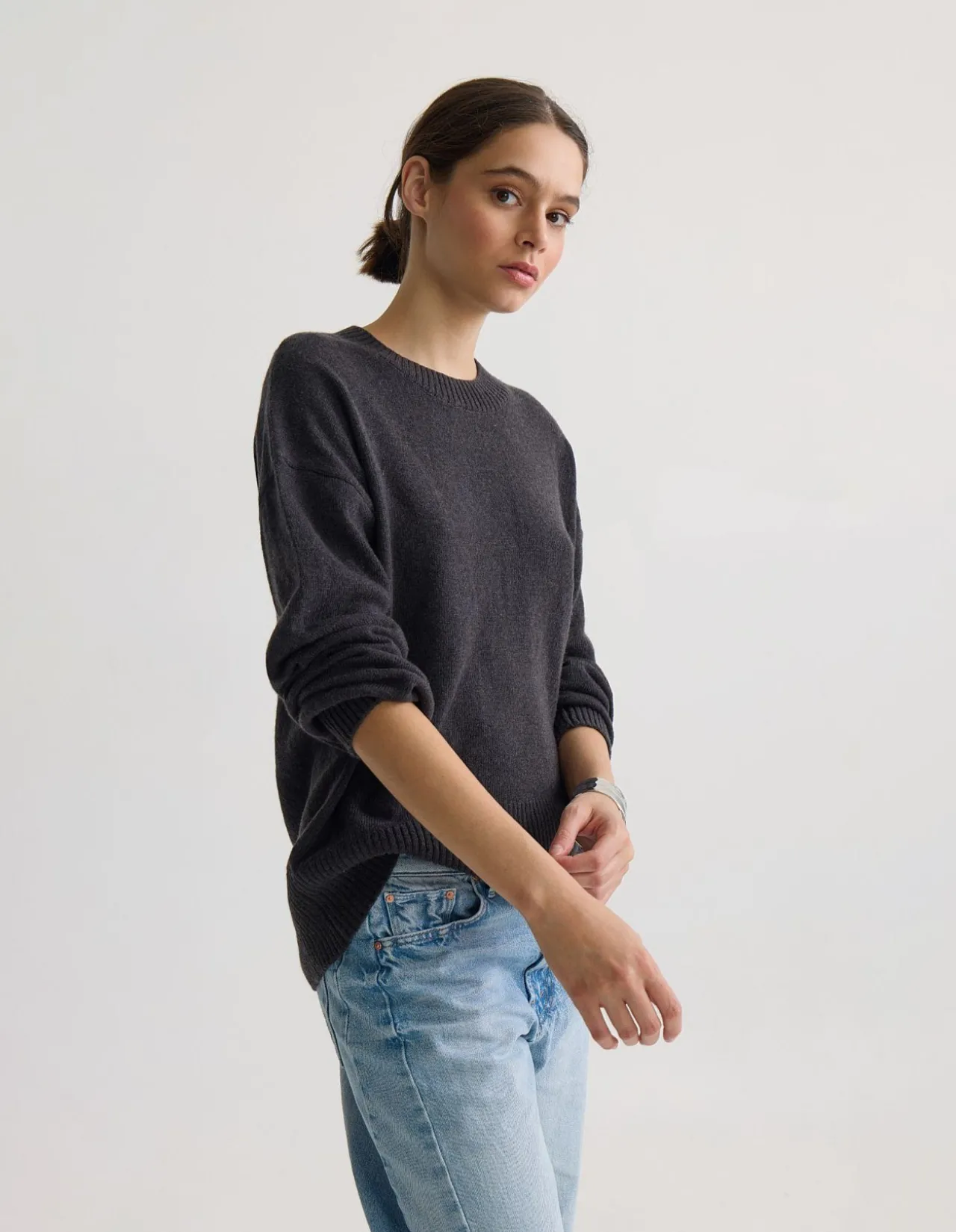 TONI CASHMERE BLEND CREW NECK