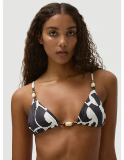 Tony Rio Beaded Triangle Bikini Top