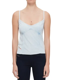 T-ONY DENIM PRINT TANK TOP