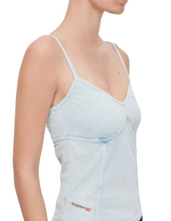T-ONY DENIM PRINT TANK TOP