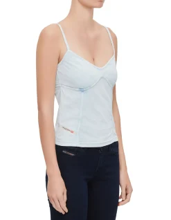 T-ONY DENIM PRINT TANK TOP