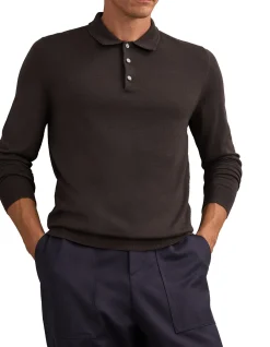 Trafford Classic Long Sleeve Polo Shirt