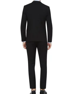Travel Auden Wool Suit Jacket Black