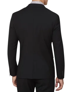 Travel Auden Wool Suit Jacket Black
