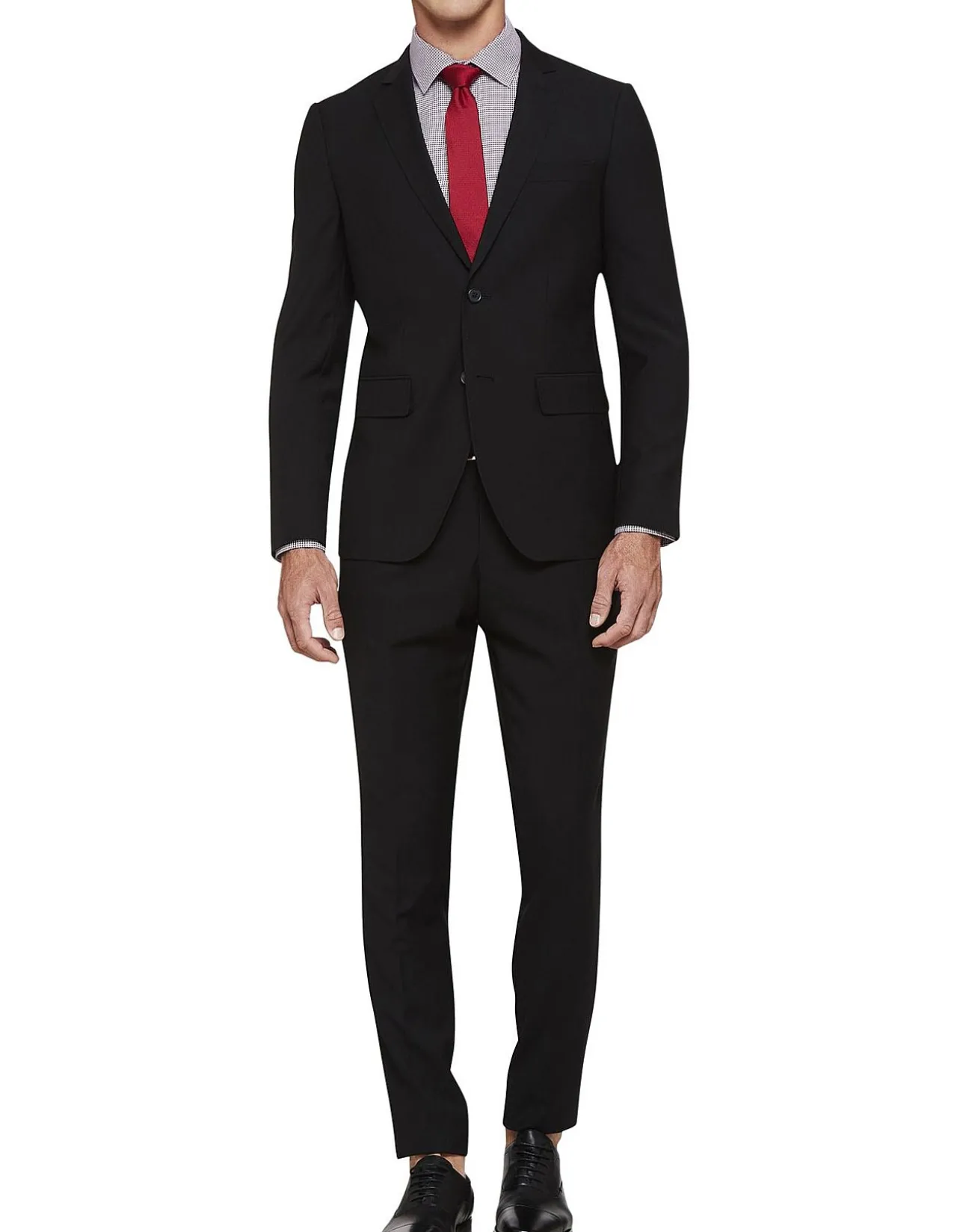 Travel Auden Wool Suit Jacket Black