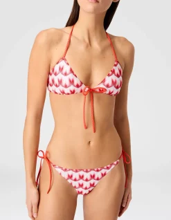 Triangle Bikini Floral Viscose