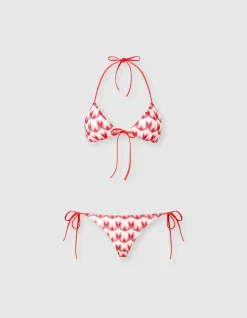 Triangle Bikini Floral Viscose
