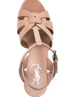 Tribute Patent Leather Platform Sandal 75