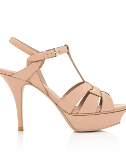 Tribute Patent Leather Platform Sandal 75