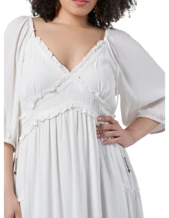 Tropez Maxi Dress with Lace Detailing