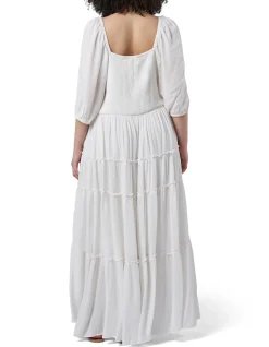Tropez Maxi Dress with Lace Detailing