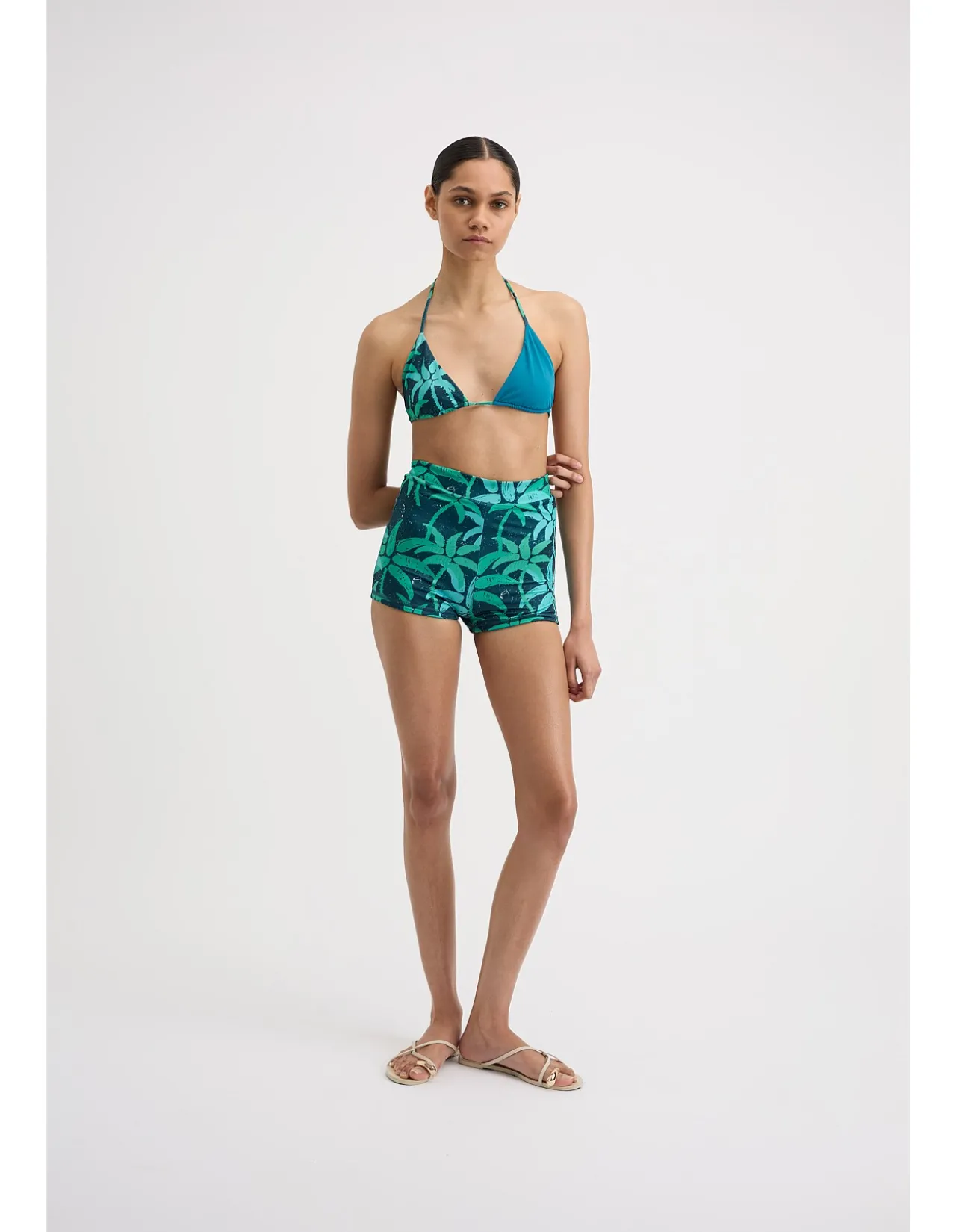 Tropical Print Swim Shorts