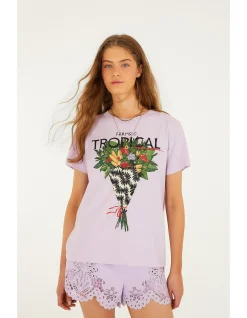 TROPICAL BOUQUET FIT T-SHIRT